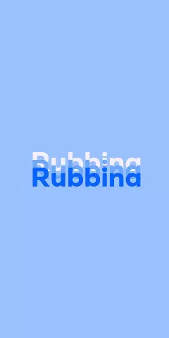 Name DP: Rubbina