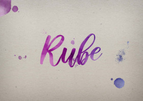 Rube Watercolor Name DP