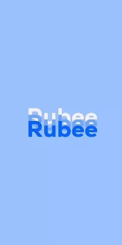 Name DP: Rubee