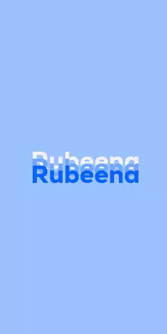 Name DP: Rubeena