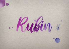 Rubin Watercolor Name DP
