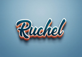 Cursive Name DP: Ruchel