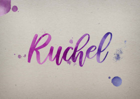 Ruchel Watercolor Name DP