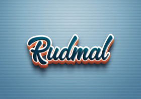 Cursive Name DP: Rudmal