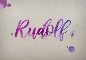 Rudolf Watercolor Name DP