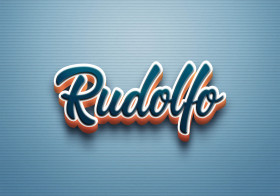 Cursive Name DP: Rudolfo
