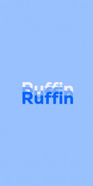 Name DP: Ruffin