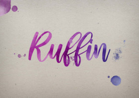 Ruffin Watercolor Name DP