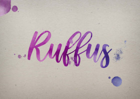 Ruffus Watercolor Name DP