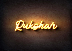 Glow Name Profile Picture for Rukshar
