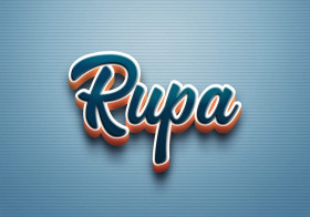 Cursive Name DP: Rupa