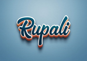 Cursive Name DP: Rupali