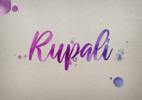 Rupali Watercolor Name DP