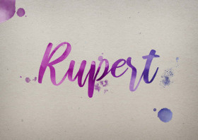 Rupert Watercolor Name DP