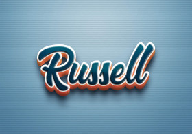 Cursive Name DP: Russell