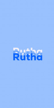 Name DP: Rutha