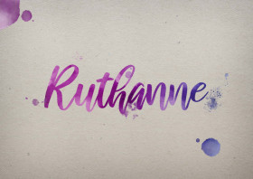 Ruthanne Watercolor Name DP
