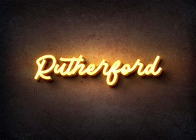 Glow Name Profile Picture for Rutherford