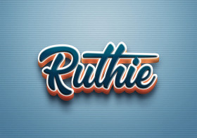 Cursive Name DP: Ruthie