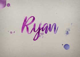 Ryan Watercolor Name DP