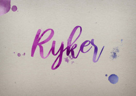 Ryker Watercolor Name DP