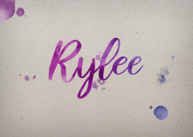 Rylee Watercolor Name DP