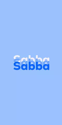 Name DP: Sabba