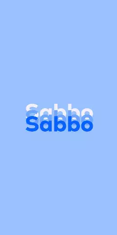 Name DP: Sabbo