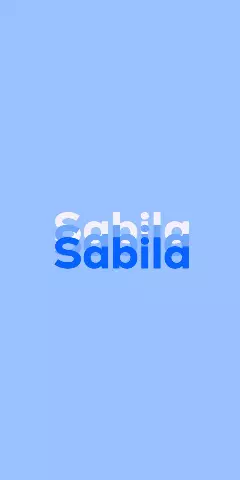 Name DP: Sabila