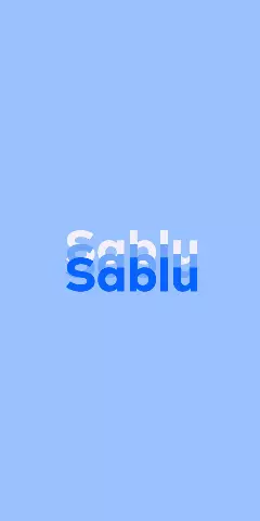 Name DP: Sablu