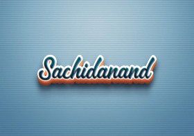 Cursive Name DP: Sachidanand
