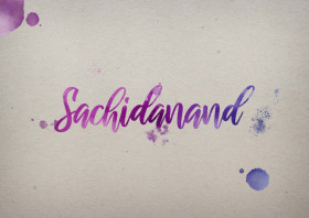 Sachidanand Watercolor Name DP