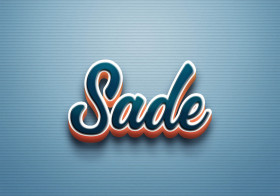 Cursive Name DP: Sade