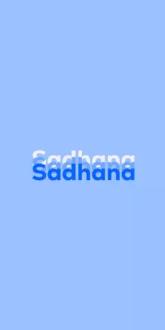 Name DP: Sadhana