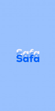 Name DP: Safa