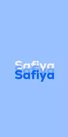 Name DP: Safiya