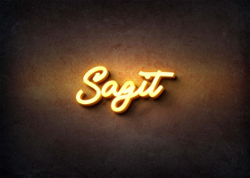 Glow Name Profile Picture for Sagit