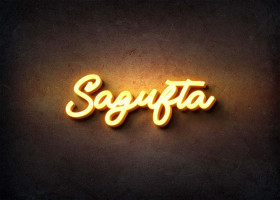 Glow Name Profile Picture for Sagufta
