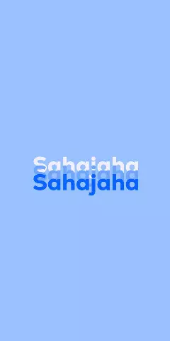 Name DP: Sahajaha