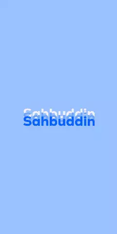 Name DP: Sahbuddin