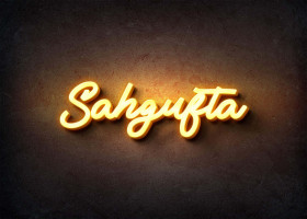 Glow Name Profile Picture for Sahgufta