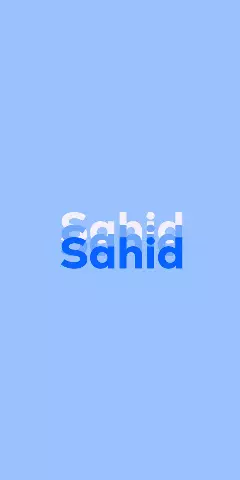 Name DP: Sahid