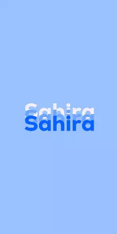 Name DP: Sahira