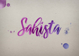 Sahista Watercolor Name DP