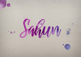 Sahun Watercolor Name DP