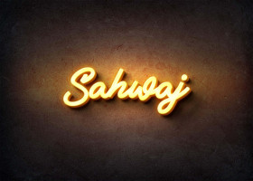 Glow Name Profile Picture for Sahwaj