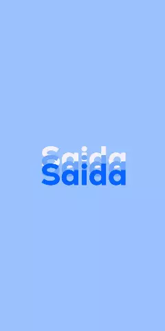Name DP: Saida