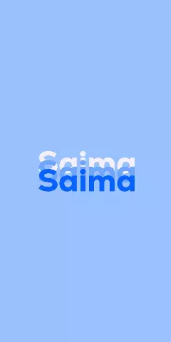 Name DP: Saima