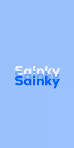 Name DP: Sainky
