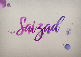 Saizad Watercolor Name DP